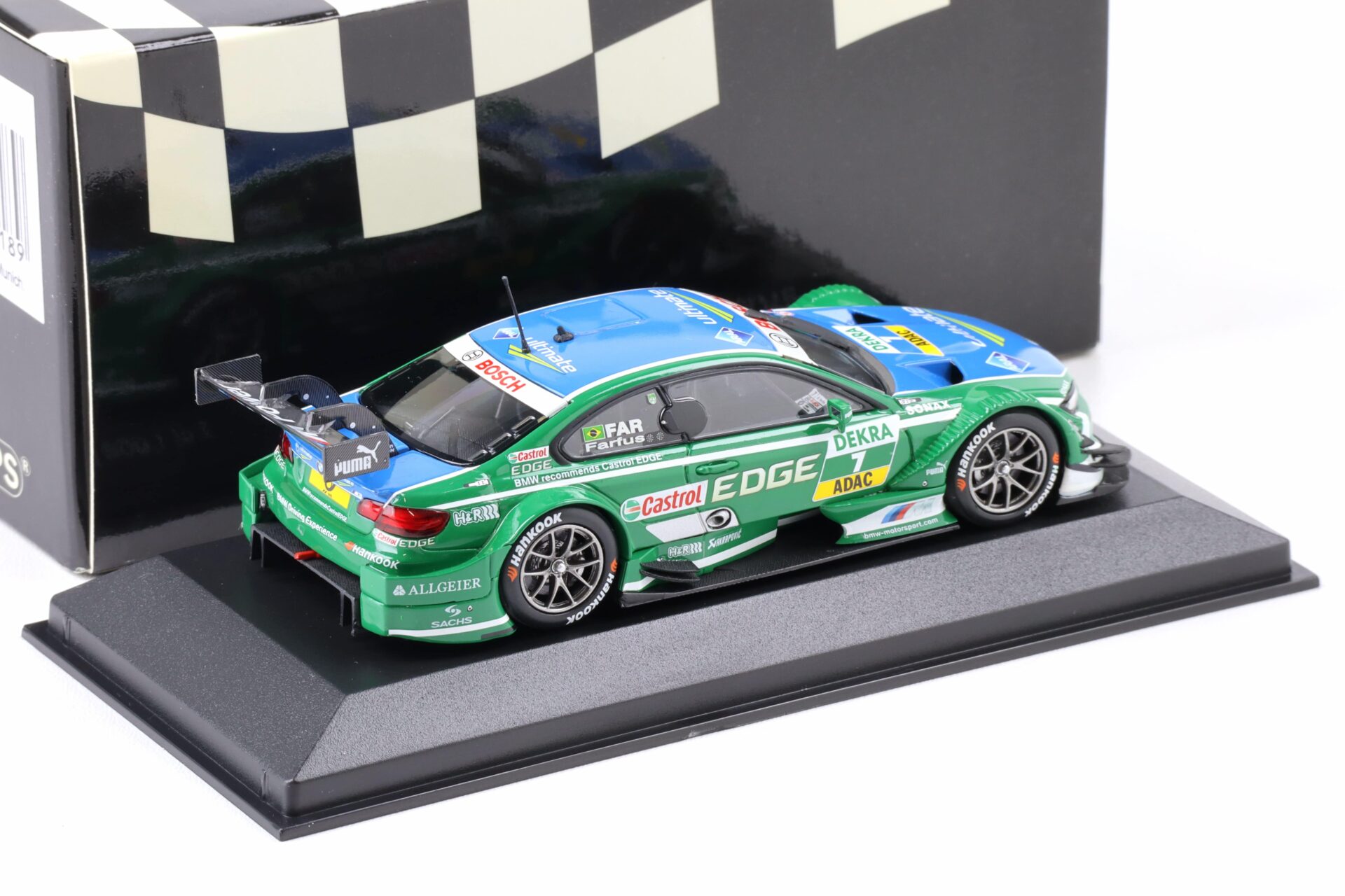 1:43 Minichamps BMW M3 DTM E92 Team RBM DTM 2013 #7 Castrol Farfus