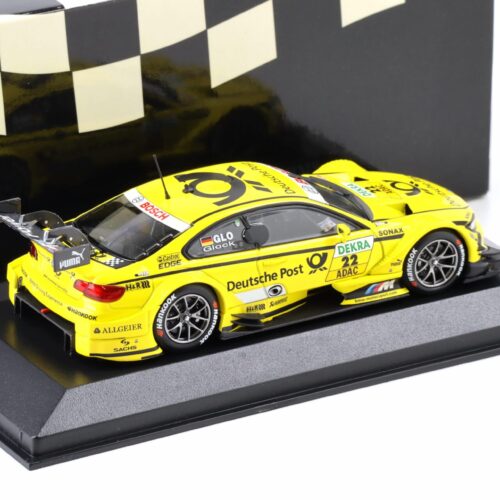 1:43 Minichamps BMW M3 DTM E92 Team MTEK DTM 2013 #22 Deutsche Post Glock