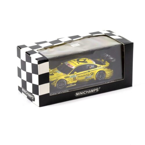 1:43 Minichamps BMW M3 DTM E92 Team MTEK DTM 2013 #22 Deutsche Post Glock
