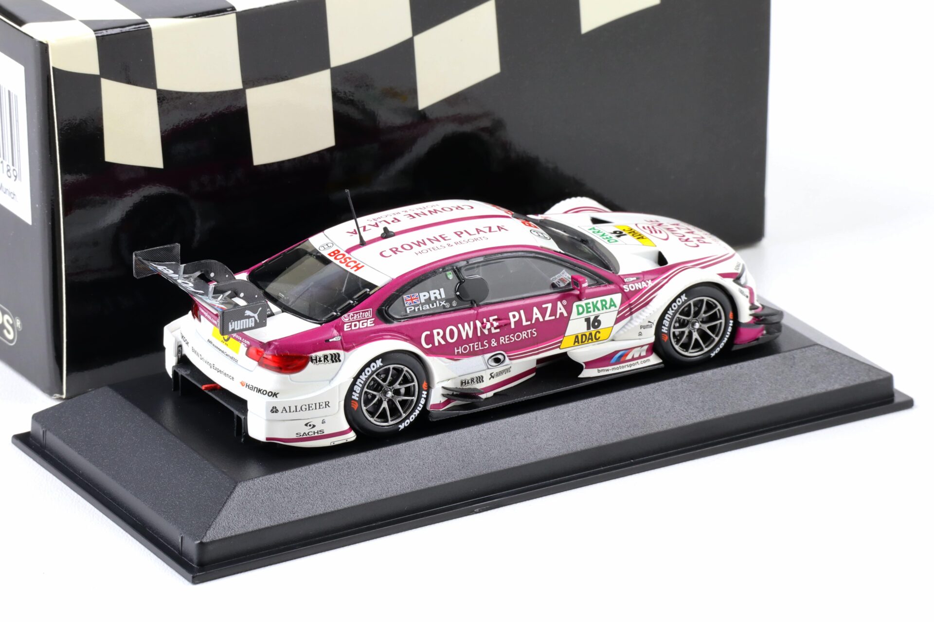 1:43 Minichamps BMW M3 DTM E92 Team RMG Reinhold A.Priaulx DTM 2013