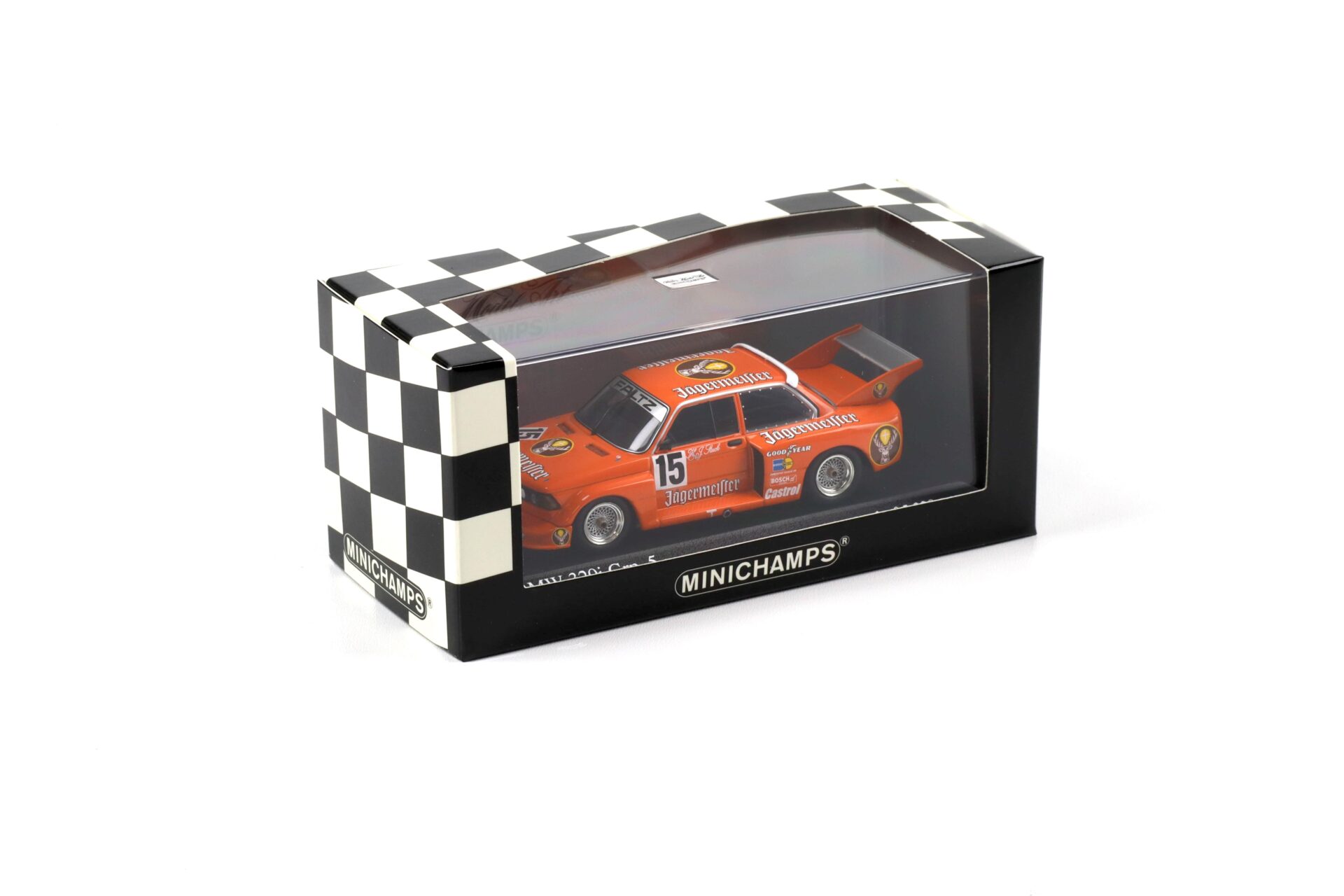 1:43 Minichamps BMW 320i E21 Grupp 5 H.J. Stuck #15 Winner Eifelrennen DRM 1977