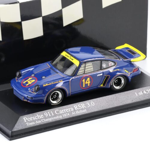 1:43 Minichamps Porsche 911 Carrera RSR 3.0 Trans Am 1974 Al Colbert #14