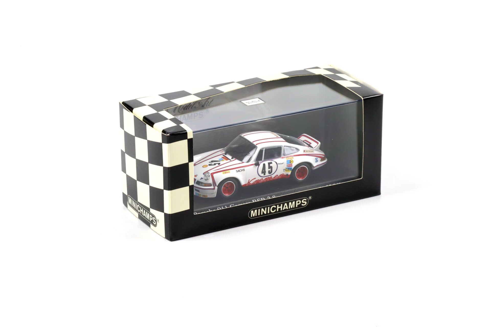 1:43 Minichamps Porsche 911 Carrera RSR 2.8 Class Winner 24h Le Mans 1973 Kremer