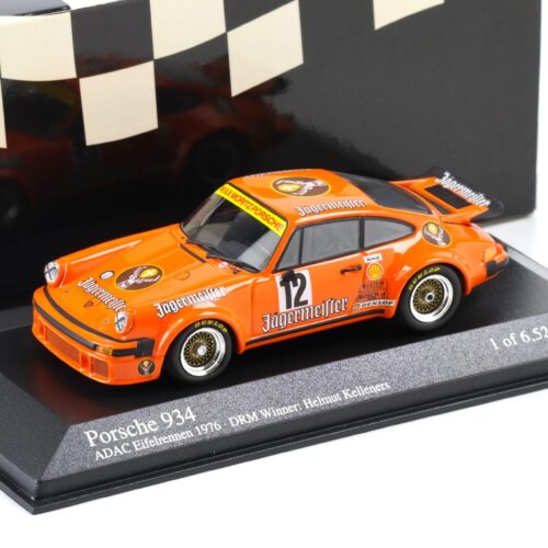 1:43 Minichamps Porsche 934 ADAC Eifelrennen DRM 1976 Winner Kelleners #12