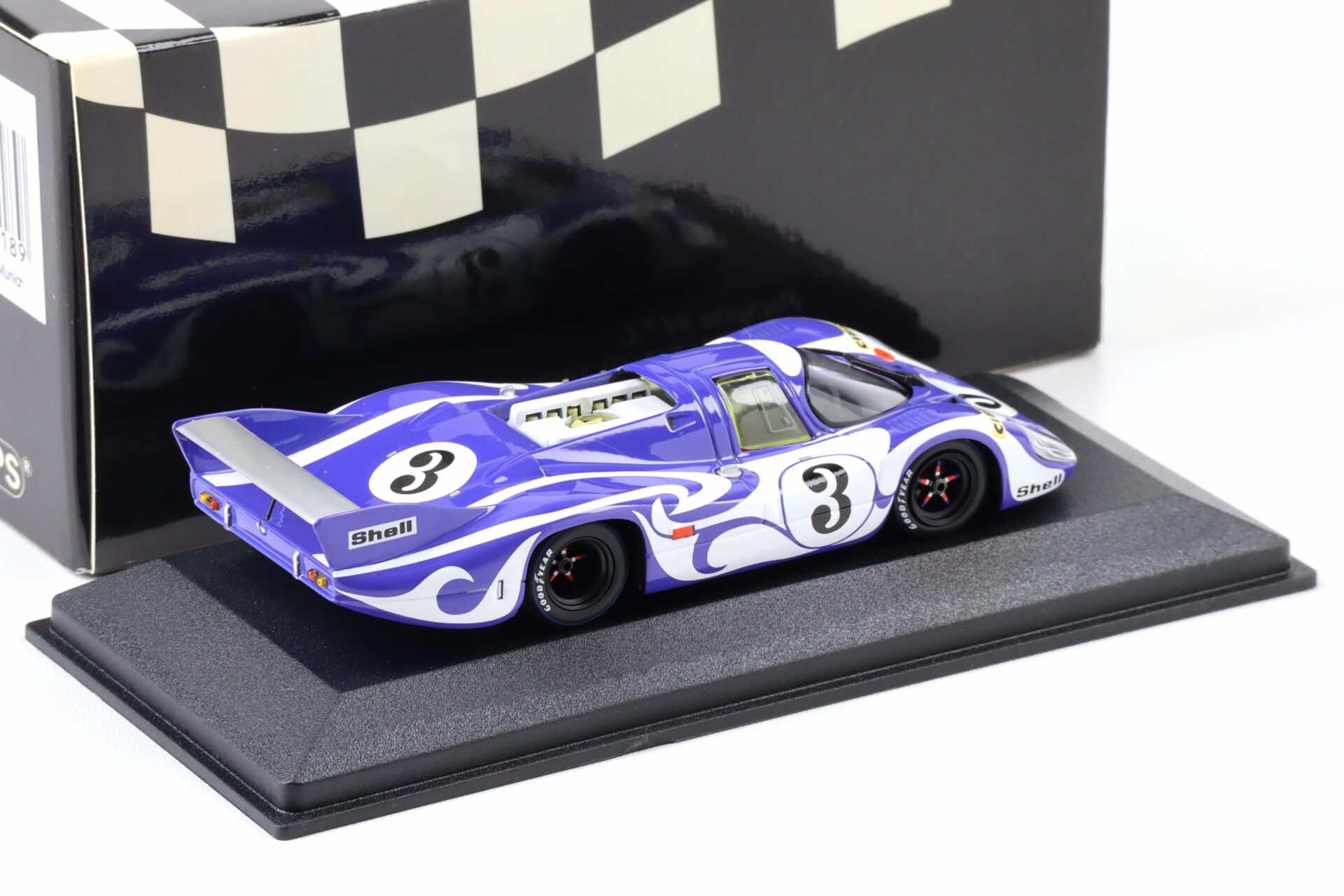 1:43 Minichamps Porsche 917L 24h Le Mans 1970 Hippie Practice #3 Larousse / Kauhsen