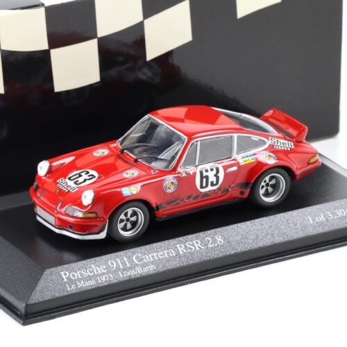1:43 Minichamps Porsche 911 Carrera RSR 2.8 Le Mans 24h 1973 #63 Loos/ Barth