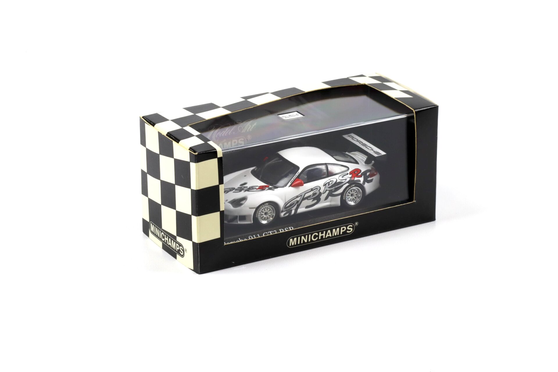 1:43 Minichamps Porsche 911 996 GT3 RSR Presentation 2003 white