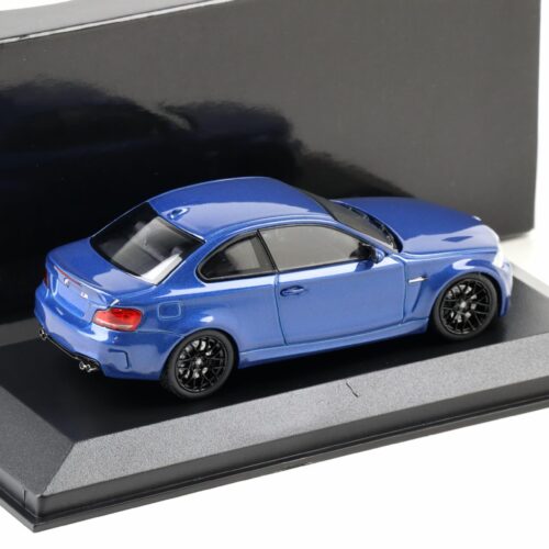 1:43 Minichamps BMW 1er 1 Series M Coupe 2011 Monte Carlo blue metallic