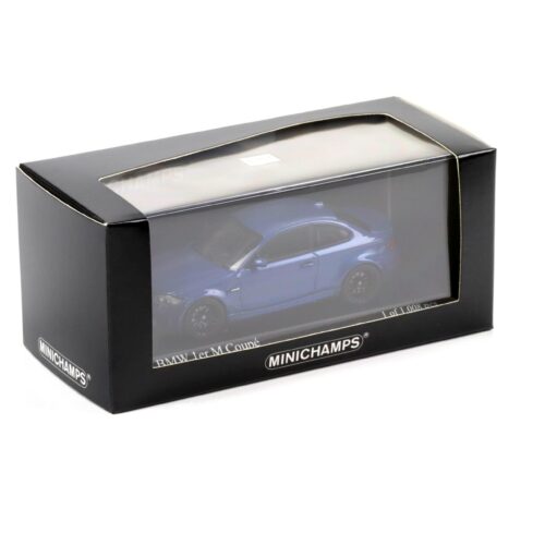 1:43 Minichamps BMW 1er 1 Series M Coupe 2011 Monte Carlo blue metallic