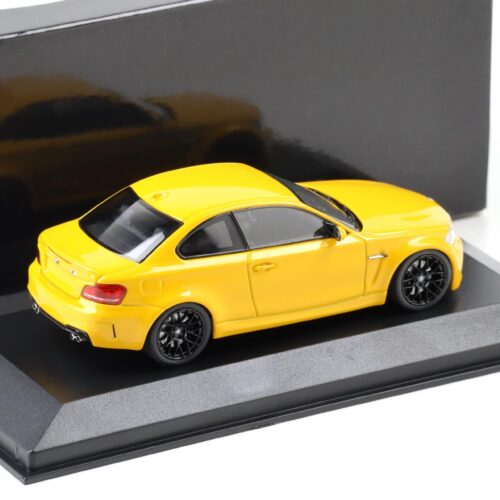 1:43 Minichamps BMW 1er 1 Series M Coupe 2011 Atacama yellow