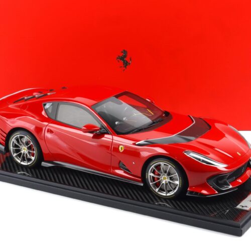 1:12 BBR Ferrari 812 Competizione Rosso Corsa 322 red/ silver details - Limited 100 pcs.
