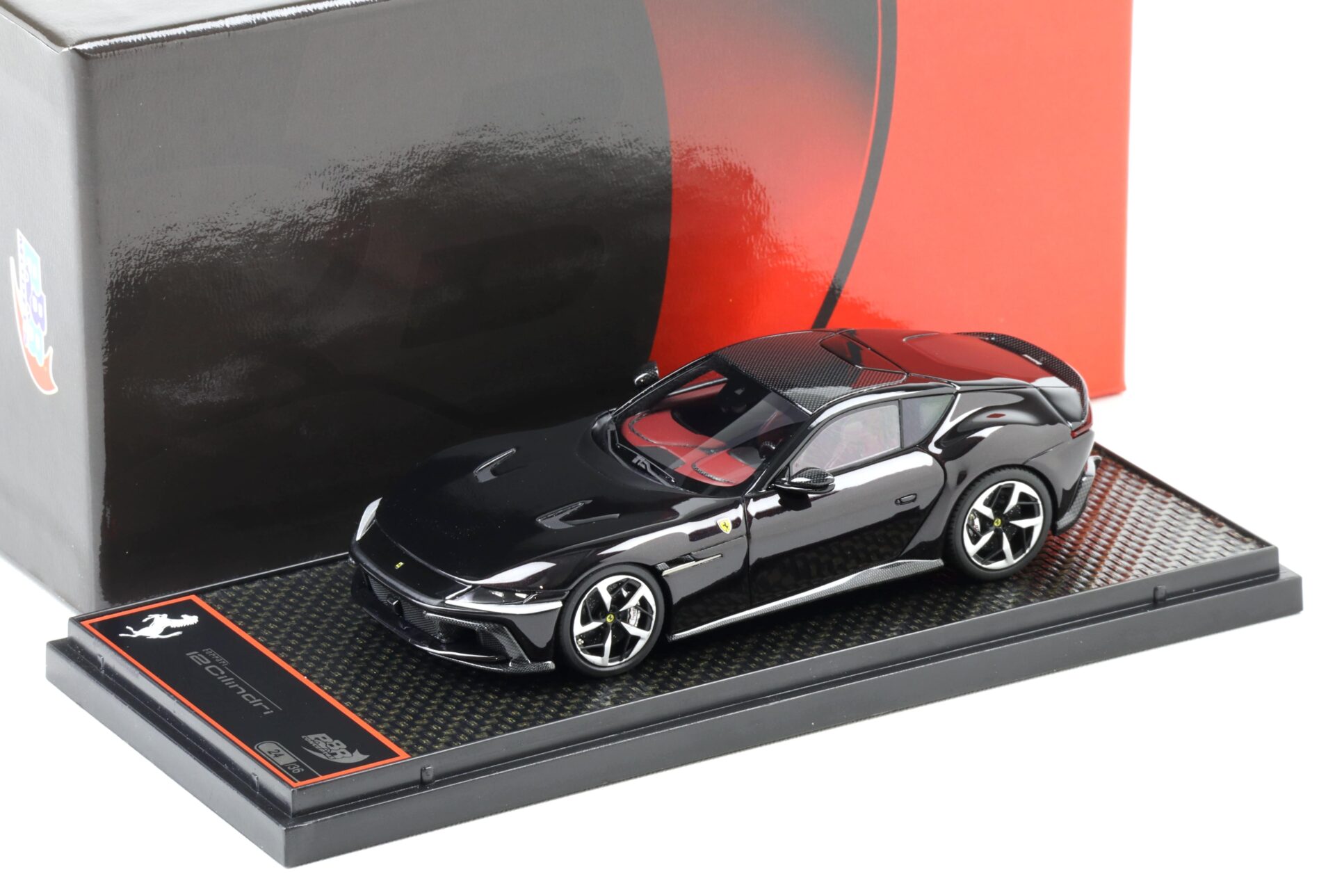 1:43 BBR Ferrari 12Cilindri Coupe Nero Purosangue black - Limited 36 pcs.