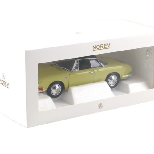 1:18 Norev VW Karmann Ghia 1500 Typ 34 Manila yellow/ black top 1961 - Limited 1000 pcs.