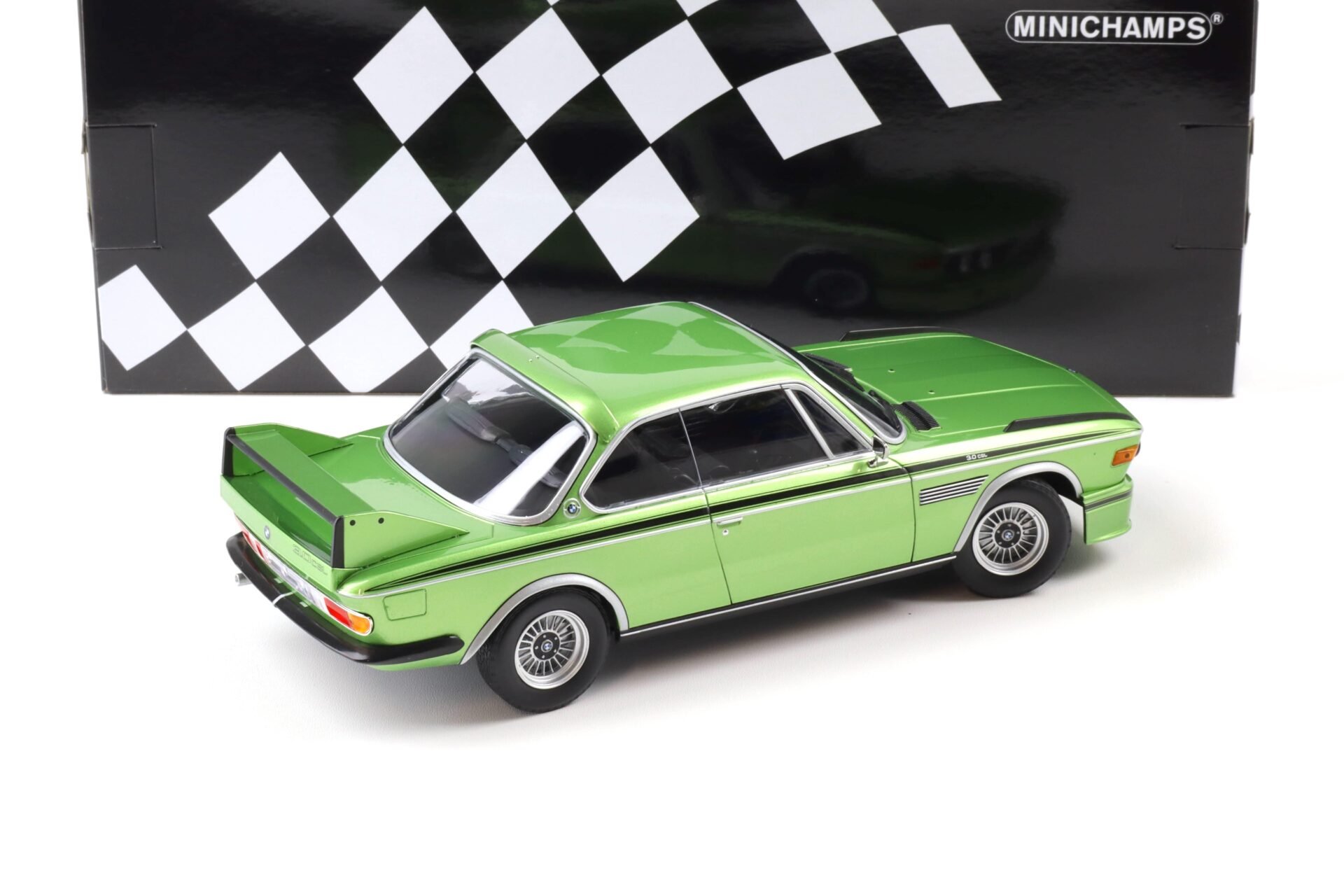 1:18 Minichamps BMW 3.0 CSL Coupe E9 green metallic 1973