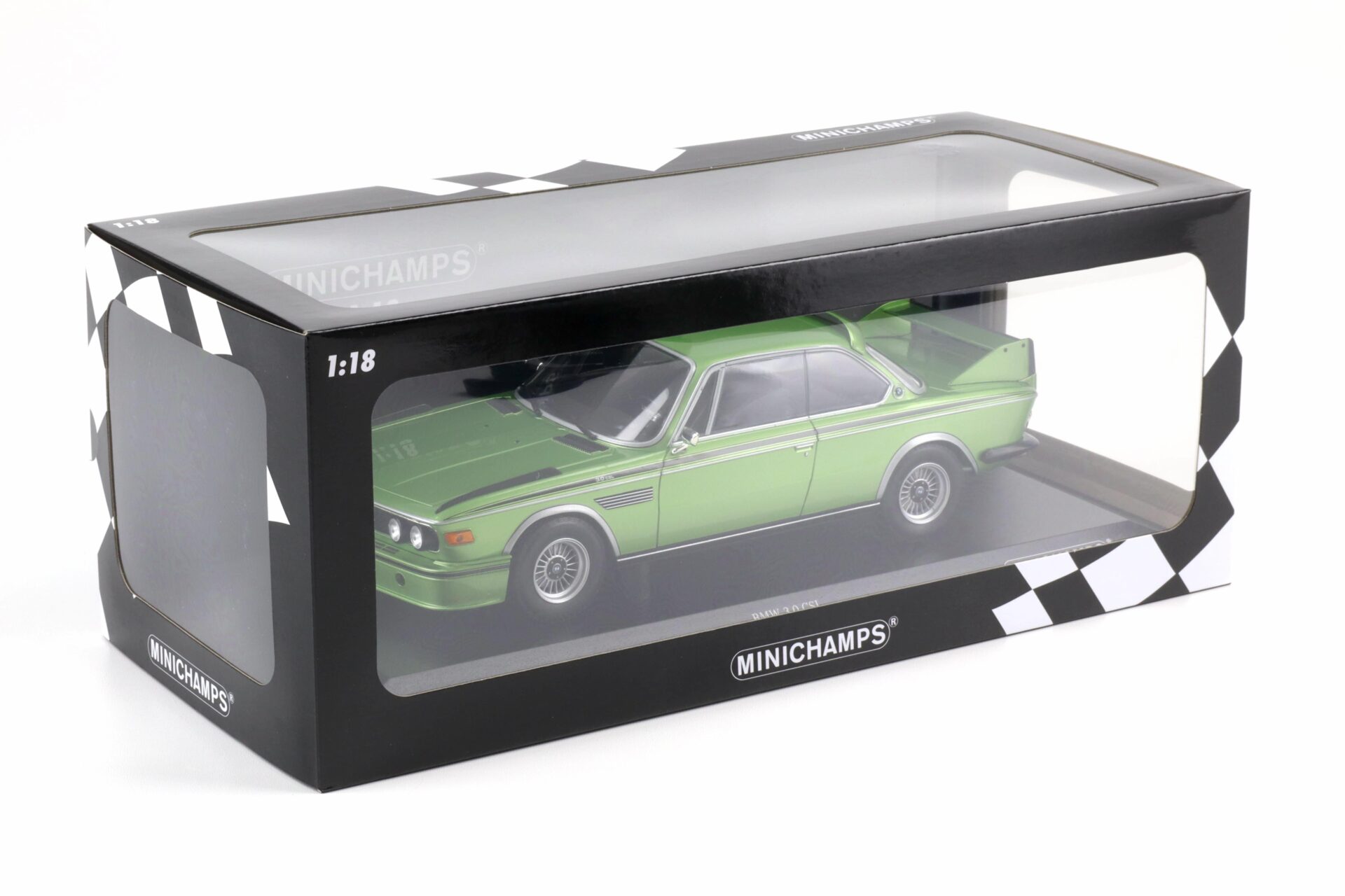 1:18 Minichamps BMW 3.0 CSL Coupe E9 green metallic 1973