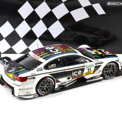 1:18 Minichamps BMW M3 E92 DTM Team MTEK #21 Ice Watch Wittmann 2013
