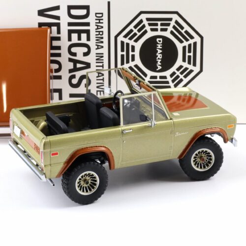 1:18 Greenlight 1970 Ford Bronco green/ brown TV Series LOST