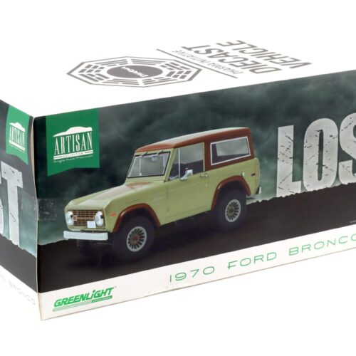1:18 Greenlight 1970 Ford Bronco green/ brown TV Series LOST