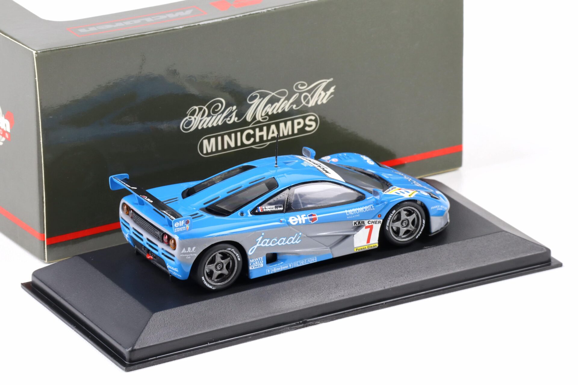 1:43 Minichamps McLaren F1 GTR Ring Jacadi Giroix/ Grouillard #7 blue