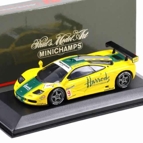 1:43 Minichamps McLaren F1 GTR Ring Mach One Harrods #9 Wallace/ Bell