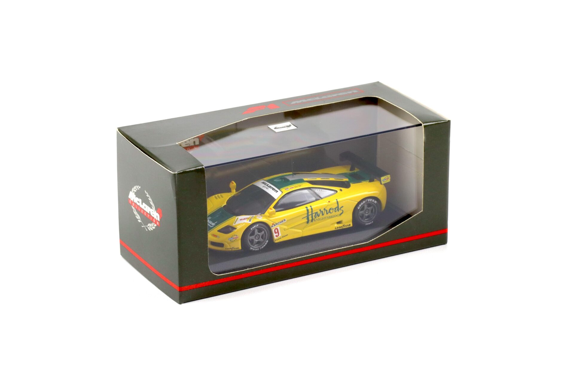 1:43 Minichamps McLaren F1 GTR Ring Mach One Harrods #9 Wallace/ Bell