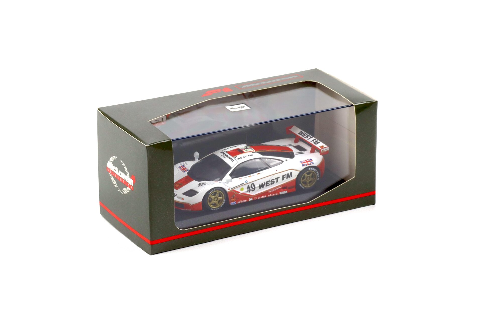 1:43 Minichamps McLaren F1 GTR Le Mans #49 WEST FM Nielsen/ Bscher/ Mass