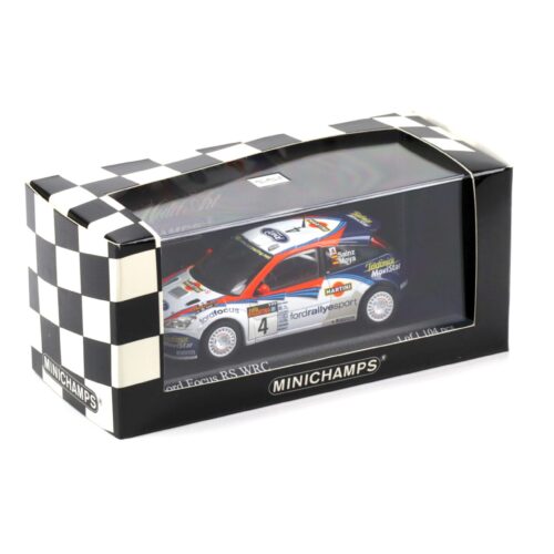 1:43 Minichamps Ford Focus WRC Rally Argentina 2002 Winners Sainz/ Moya #4