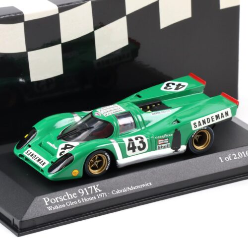 1:43 Minichamps Porsche 917K Watkins Glen 6h #43 Cabral/ Adamowicz 1971