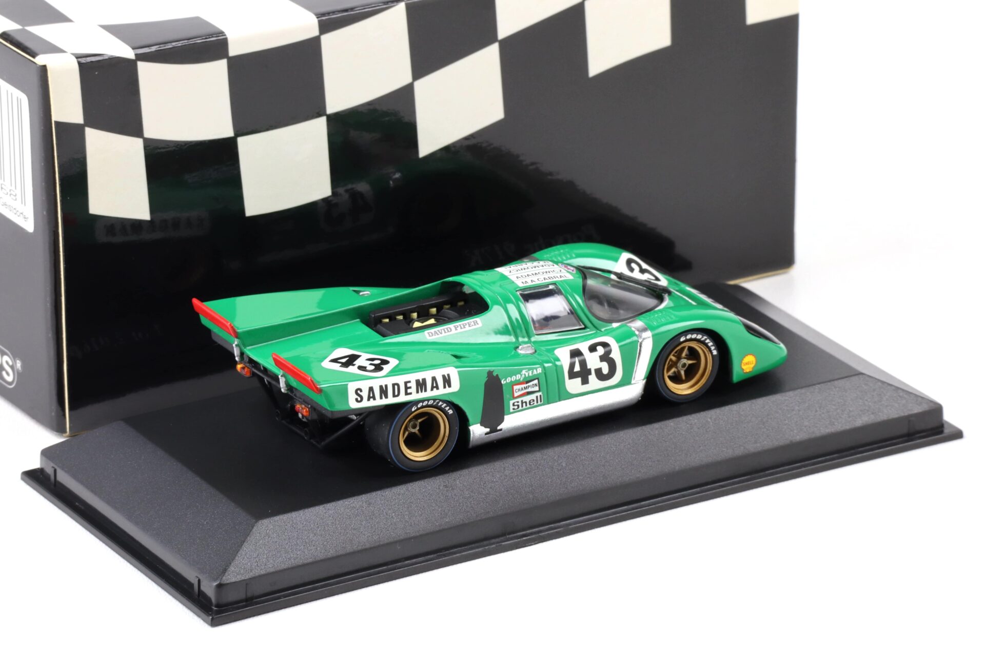 1:43 Minichamps Porsche 917K Watkins Glen 6h #43 Cabral/ Adamowicz 1971