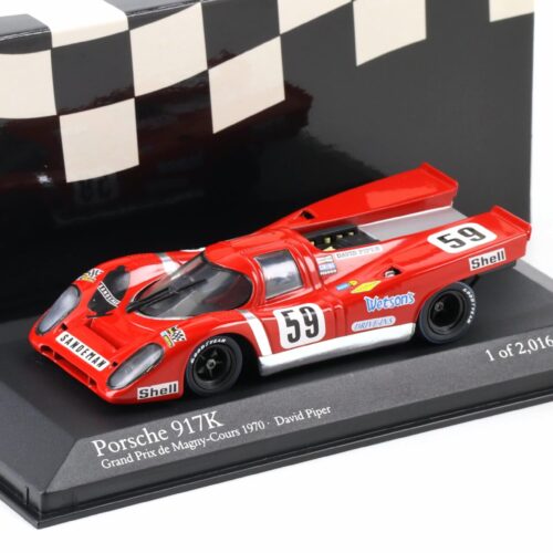 1:43 Minichamps Porsche 917K GP de Magny-Cours 1970 David Piper #59