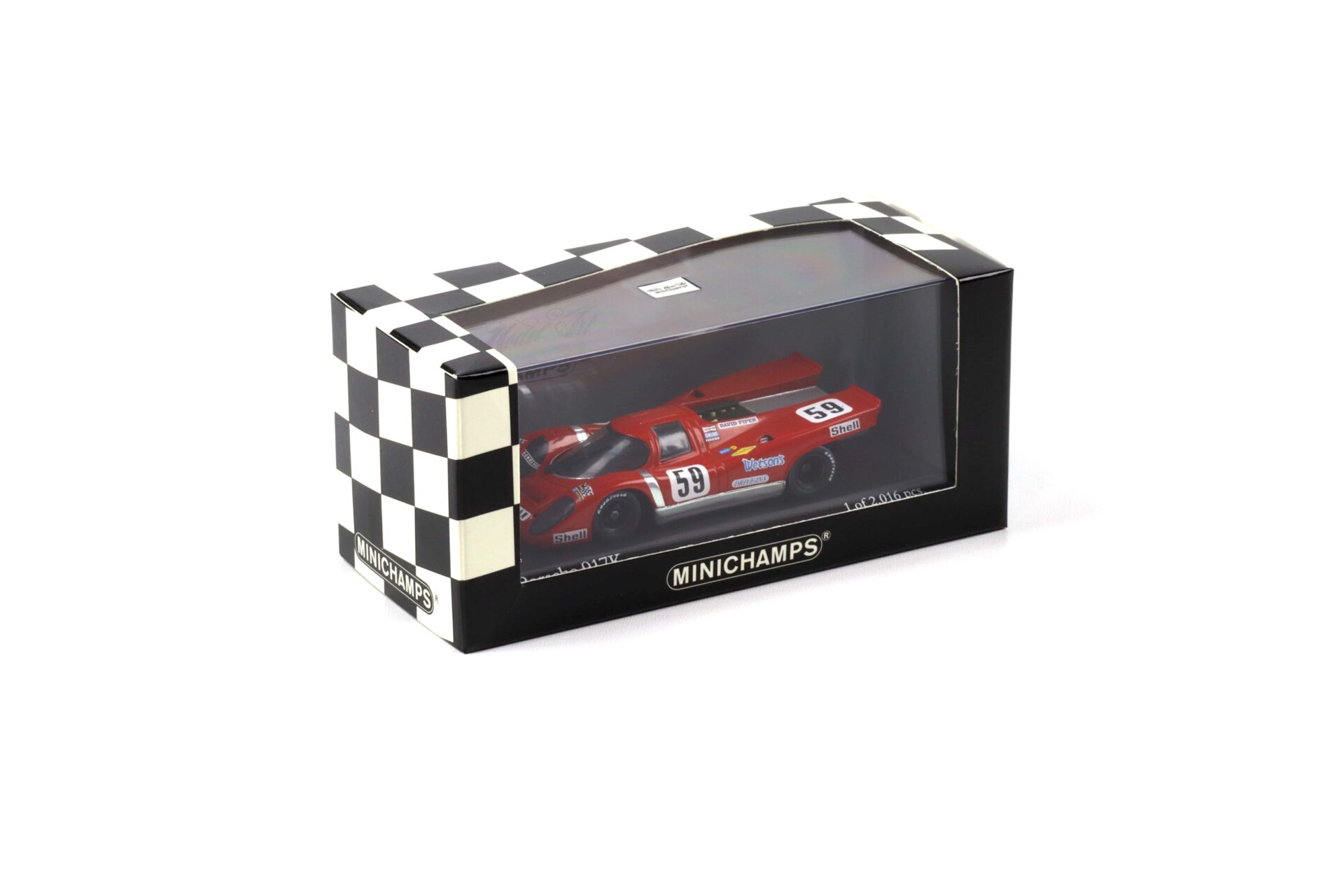 1:43 Minichamps Porsche 917K GP de Magny-Cours 1970 David Piper #59