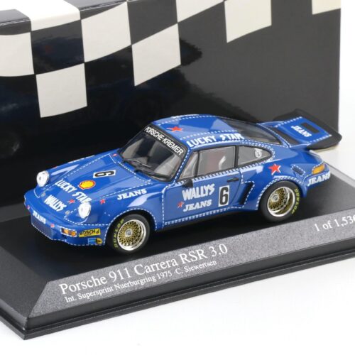 1:43 Minichamps Porsche 911 Carrera RSR 3.0 Int. Supersprint Nürburgring 1975 Siewertsen