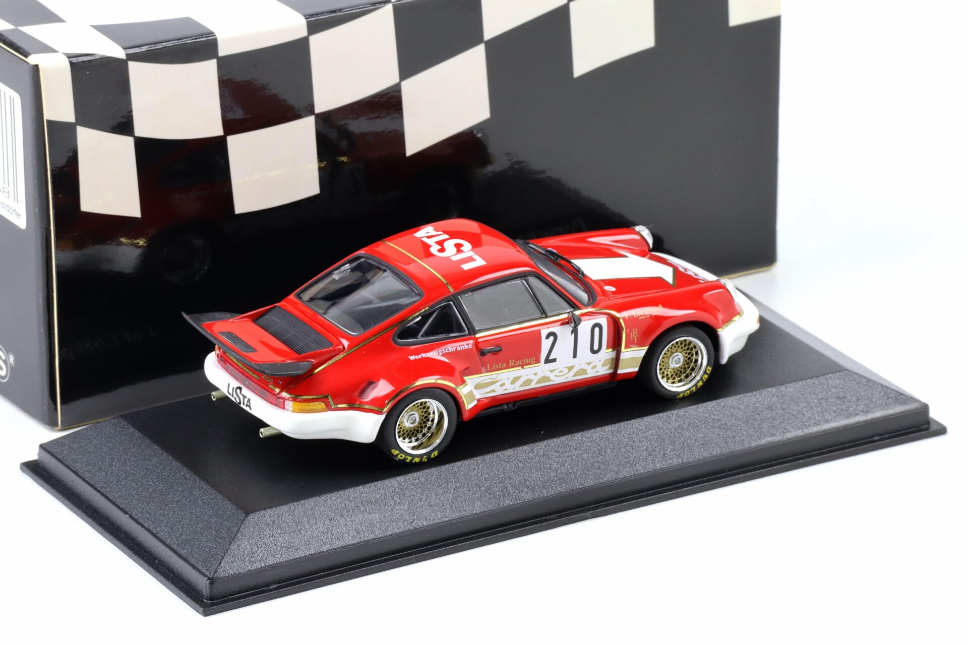 1:43 Minichamps Porsche 911 Carrera RSR 3.0 Mengen Airfield Races 1974 Lienhard #210