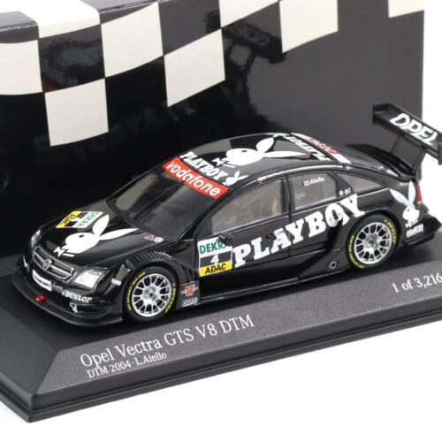 1:43 Minichamps Opel Vectra GTS V8 DTM 2004 Playboy L.Aiello #4 OPC Team Phoenix