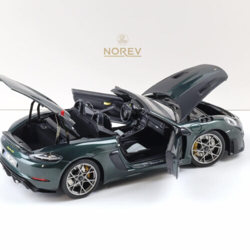 1:18 Norev Porsche 718 Spyder RS Weissach Package 2023 Forest green metallic