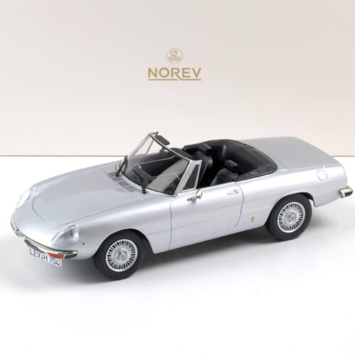 1:18 Norev Alfa Romeo 2000 Spider 1978 silver metallic with top 187884