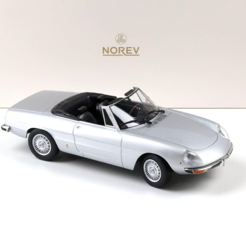 1:18 Norev Alfa Romeo 2000 Spider 1978 silver metallic with top 187884