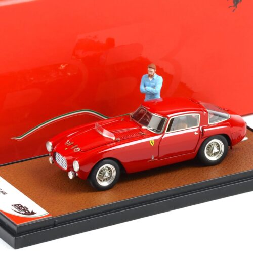 1:43 BBR Ferrari 340 MM S/N 0320 24h Le Mans 1953 Farina/ Hawthorn red with figure