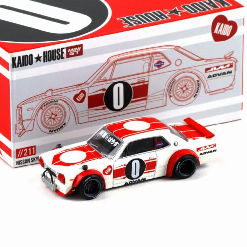 1:64 TSM Mini GT Kaido House Nissan Skyline 2000 GT-R KPGC10 Kaido Works V2