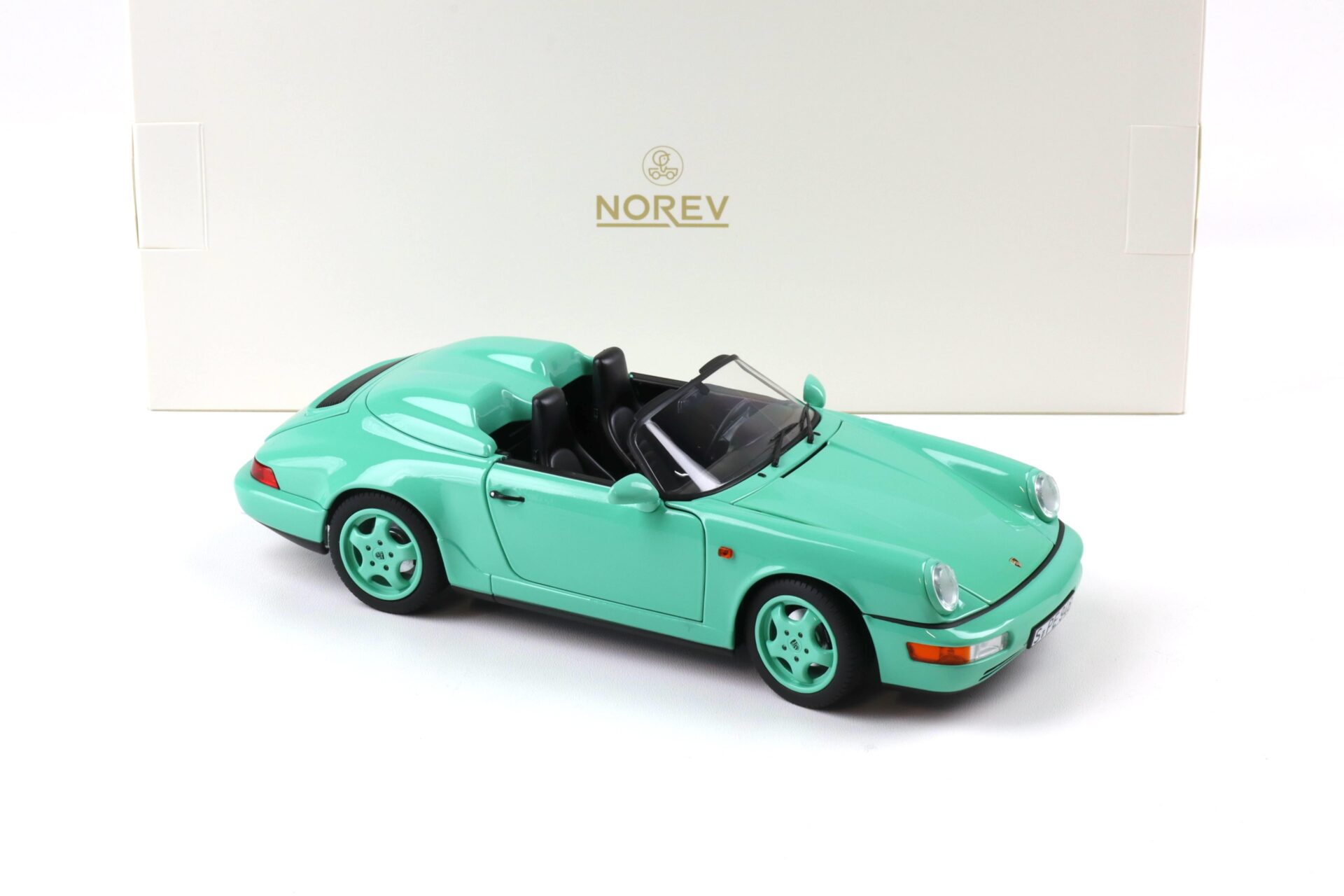 1:18 Norev Porsche 911 964 Speedster 1993 mint green - Limited 200 pcs.
