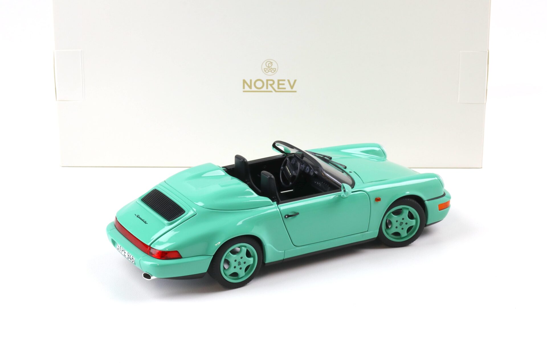 1:18 Norev Porsche 911 964 Speedster 1993 mint green - Limited 200 pcs.