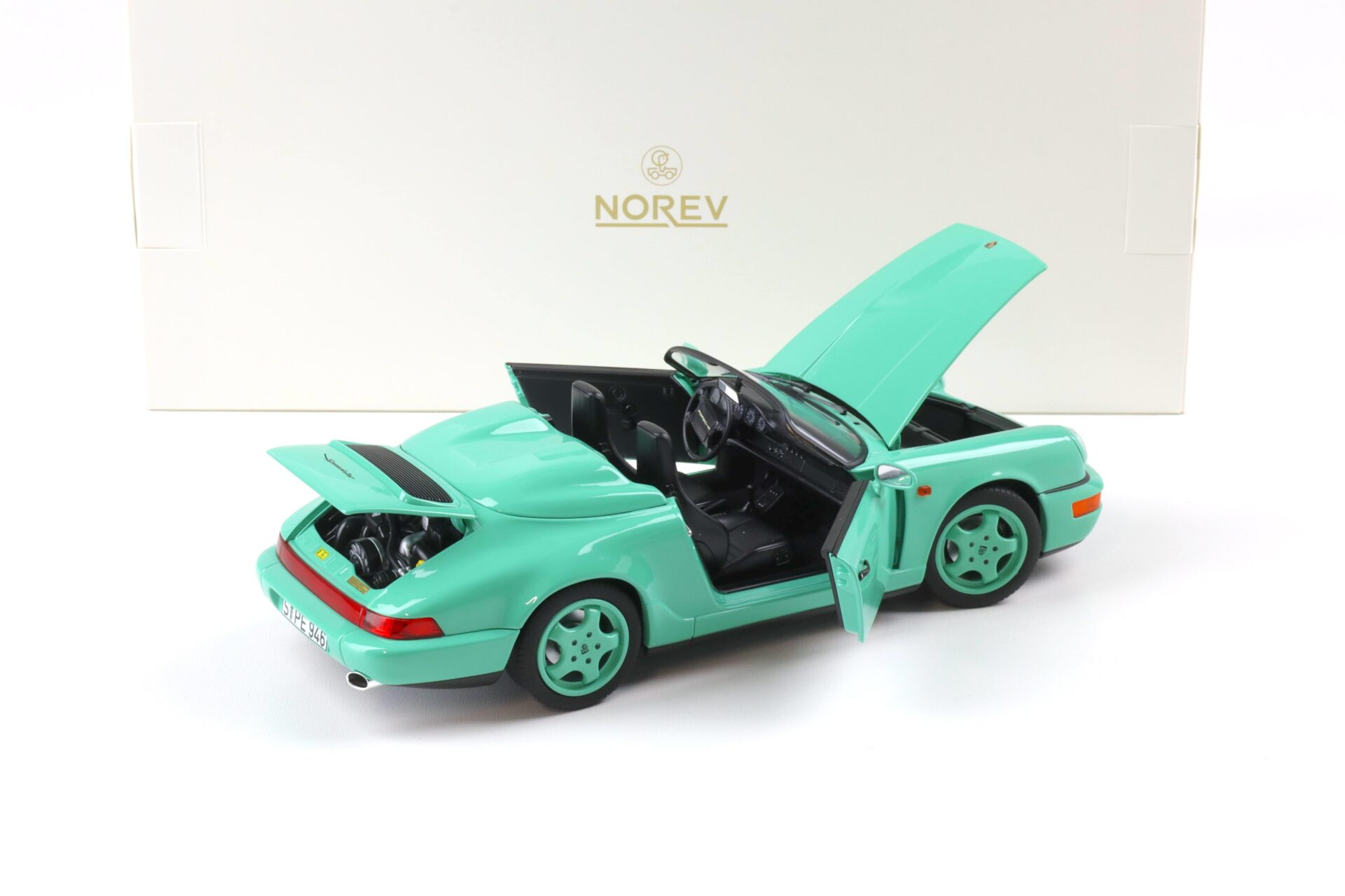 1:18 Norev Porsche 911 964 Speedster 1993 mint green - Limited 200 pcs.