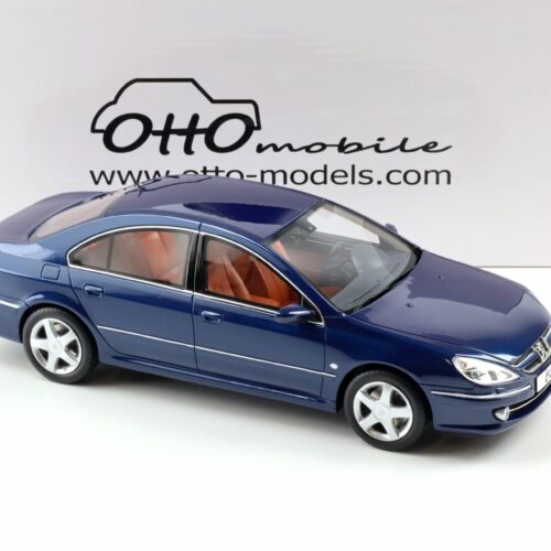 1:18 OTTO mobile OT485 Peugeot 607 3.0 V6 Limousine Phase 2 Montebello blue 2008