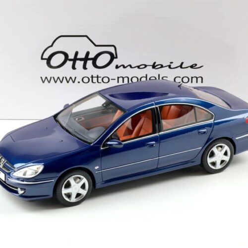 1:18 OTTO mobile OT485 Peugeot 607 3.0 V6 Limousine Phase 2 Montebello blue 2008