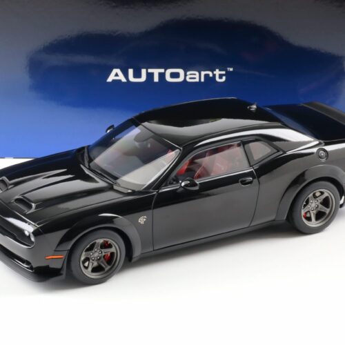 1:18 AUTOart Dodge Challenger SRT Super Stock 2023 Pitch black 71765