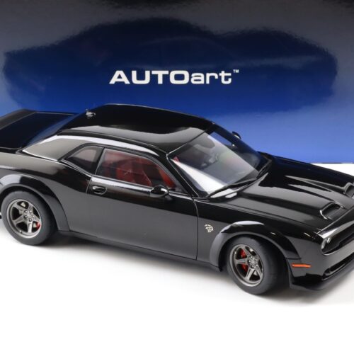 1:18 AUTOart Dodge Challenger SRT Super Stock 2023 Pitch black 71765