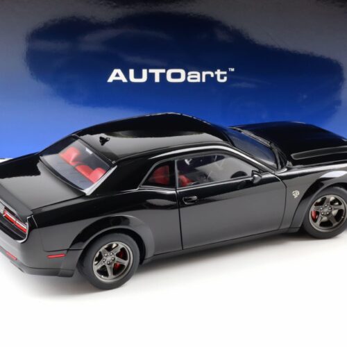 1:18 AUTOart Dodge Challenger SRT Super Stock 2023 Pitch black 71765