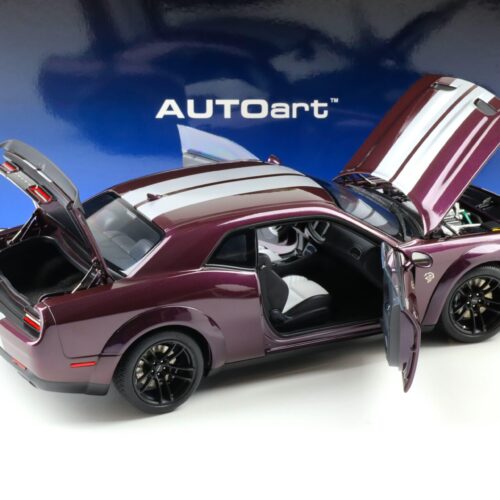 1:18 AUTOart Dodge Challenger SRT Jailbreak 2022 Hellraisin purple 71762