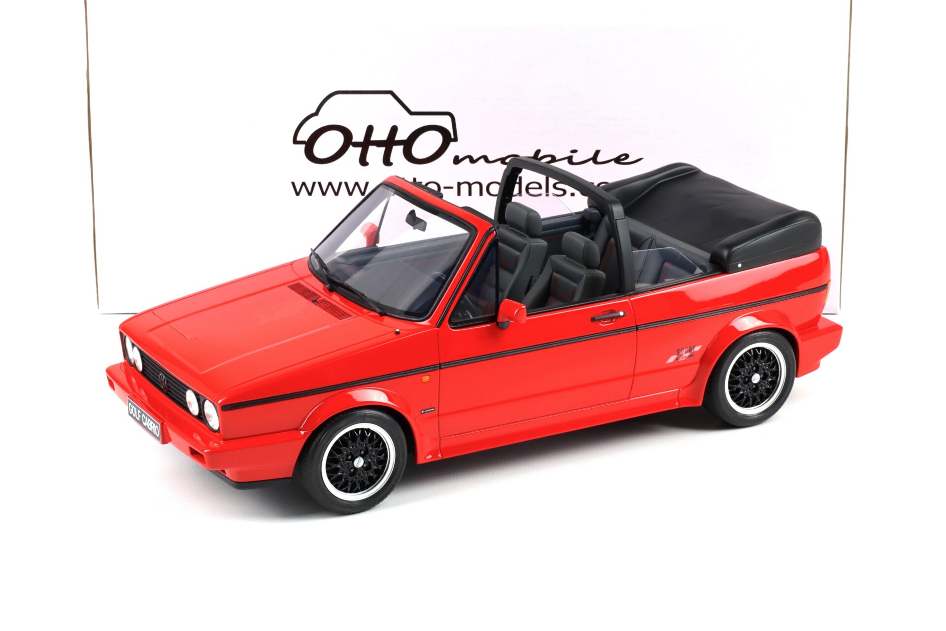 1:12 OTTO mobile G095 VW Golf 1 Cabriolet Sport Line 1991 Flash red