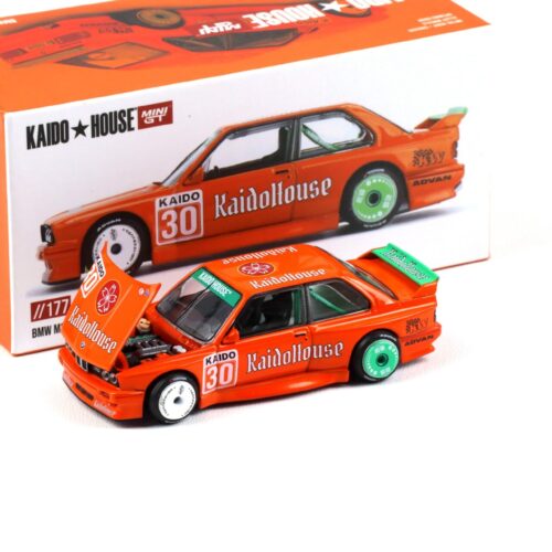 1:64 TSM Mini GT Kaido House BMW M3 E30 Kaidohouse V1 orange 1989